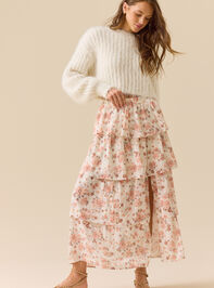 Evara Tiered Midi Skirt - TULLABEE