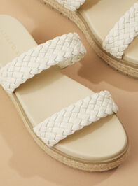 Kryztal Braided Platform Sandals Detail 3 - TULLABEE