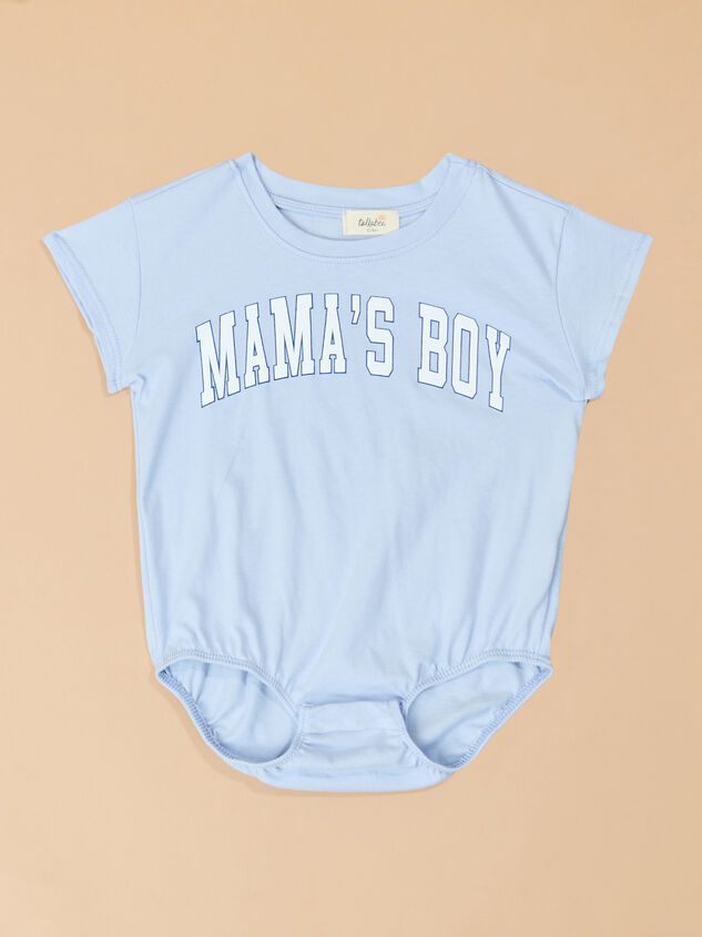 Mamas Boy Tee Bubble Detail 2 - TULLABEE