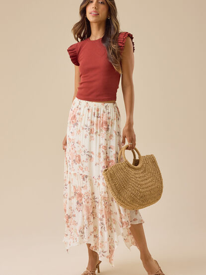 Halley Fluttersleeve Tank - TULLABEE