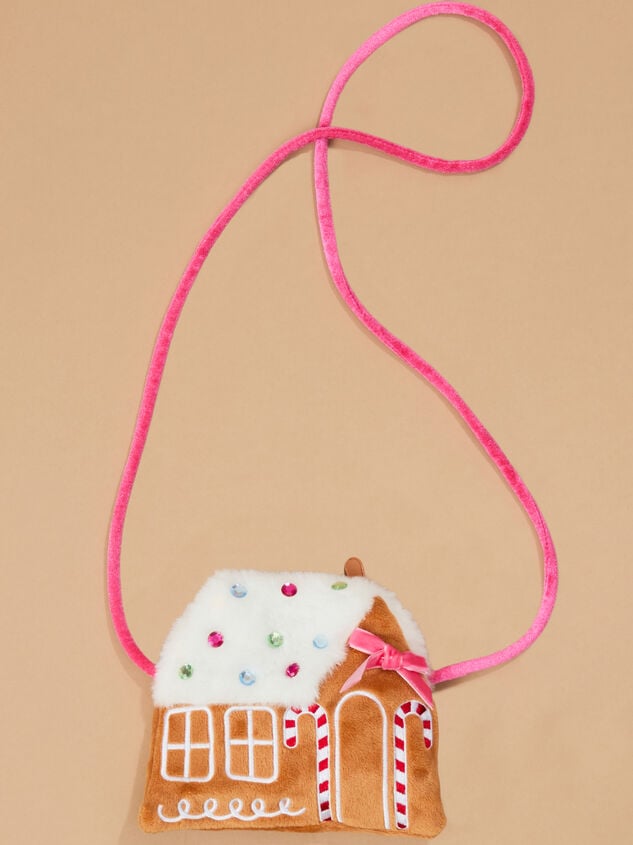 Gingerbread House Light Up Purse by Mud Pie Detail 2 - TULLABEE