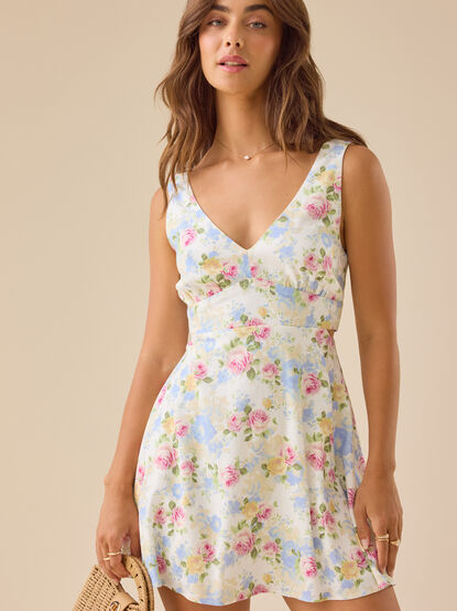 Parissa Floral Mini Dress - TULLABEE
