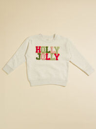 Holly Jolly Patch Sweatshirt - TULLABEE