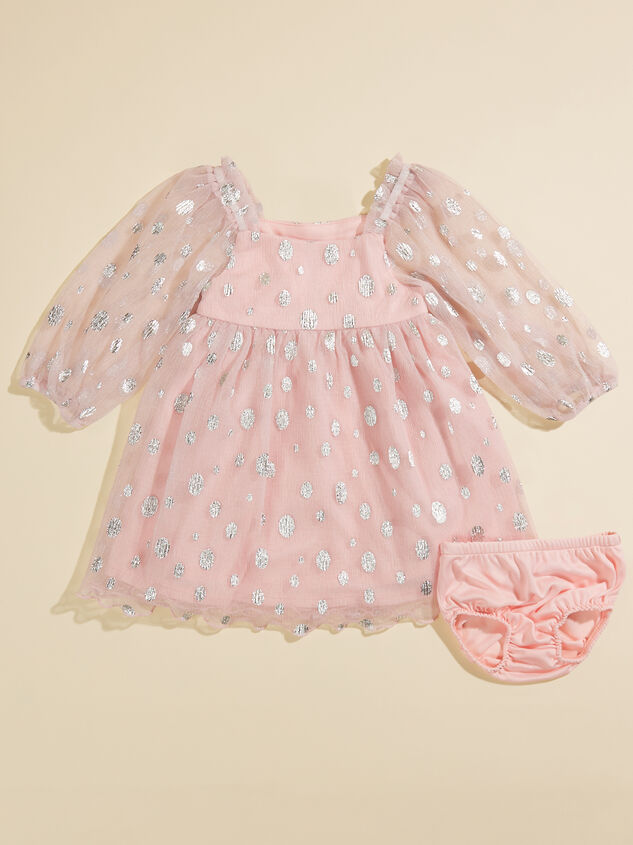Shana Polka Dot Dress & Bloomer Set Detail 2 - TULLABEE