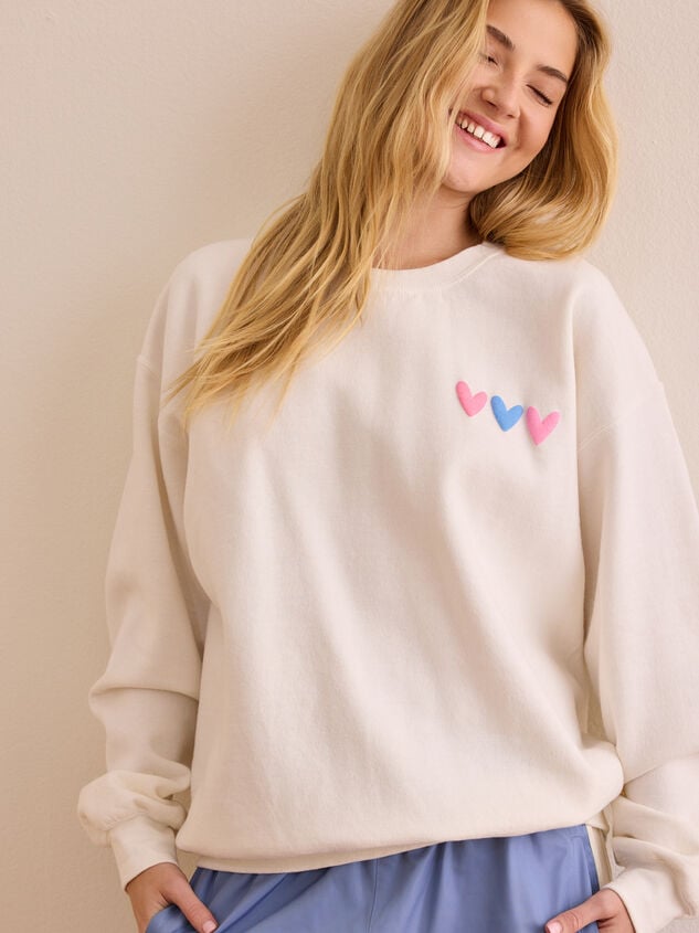 Happiest When Dilly Dallying Pullover Detail 3 - TULLABEE