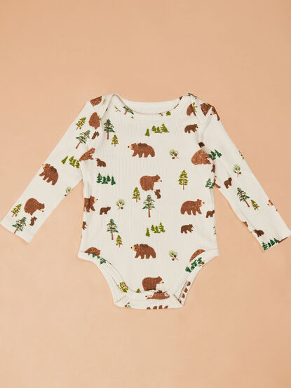 Bennett Bear Bodysuit - TULLABEE