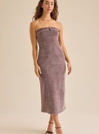 Ferrin Corduroy Midi Dress - TULLABEE