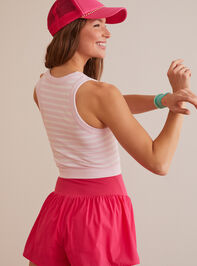 Play On Stripe Tank Detail 6 - TULLABEE