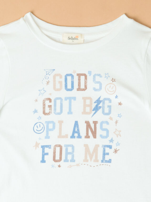 Gods Got Plans Tee Detail 2 - TULLABEE