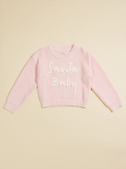 Santa Baby Stitch Sweater - TULLABEE