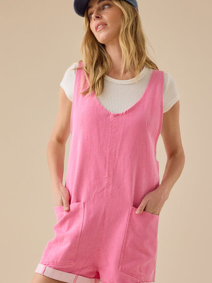 Sally Sleeveless Shortalls - TULLABEE