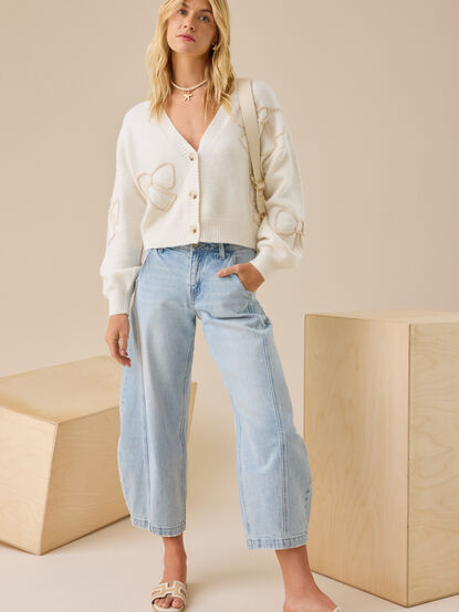 Bonnie 3D Bow Cardigan - TULLABEE