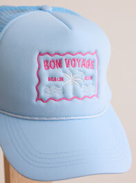 Bon Voyage Trucker Hat Detail 2 - TULLABEE
