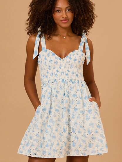 Mary Floral Mini Dress - TULLABEE
