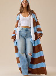 Camryn Striped Duster Detail 3 - TULLABEE
