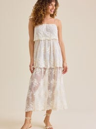 Galinda Lace Maxi Dress Detail 2 - TULLABEE