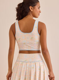 Sunset Stride Tank Detail 5 - TULLABEE