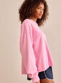 Cozy Flow Pullover Detail 3 - TULLABEE