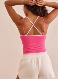 Good Sport Contrast Tank Detail 2 - TULLABEE