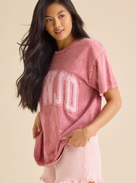 WWJD Oversized Graphic Tee Detail 2 - TULLABEE