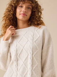 Halia Cable-Knit Sweater Detail 2 - TULLABEE