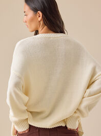 Malina Teddy Bear Sweater Detail 4 - TULLABEE