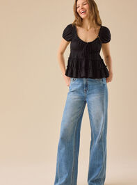 Nia Tiered Babydoll Top Detail 2 - TULLABEE
