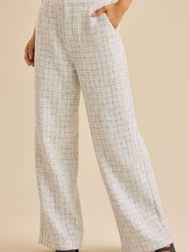 Devyn Tweed Pants Detail 3 - TULLABEE