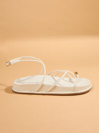 Roja Strappy Platform Sandal Detail 3 - TULLABEE