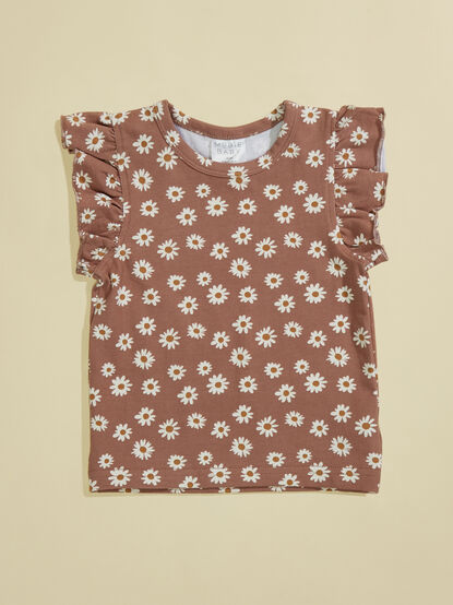 Dreamy Daisy Ruffle Tee - TULLABEE