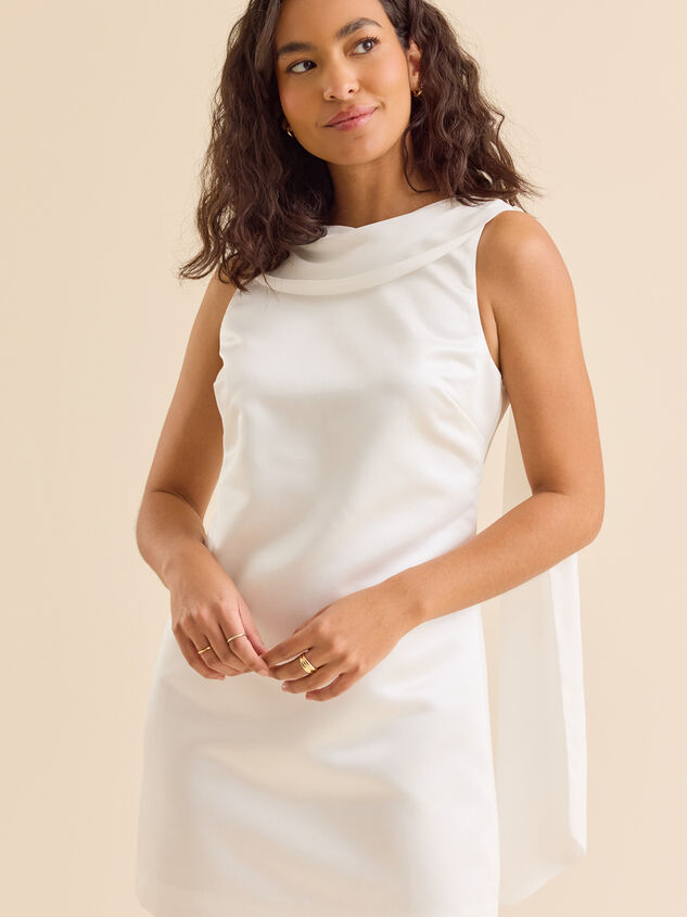 Alma Satin Mini Dress - TULLABEE