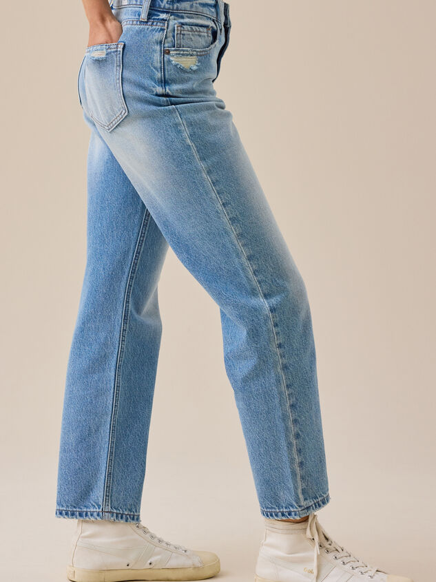 Sophie Straight Leg Jeans Detail 4 - TULLABEE