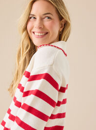 Ambre Striped Sweater Detail 2 - TULLABEE