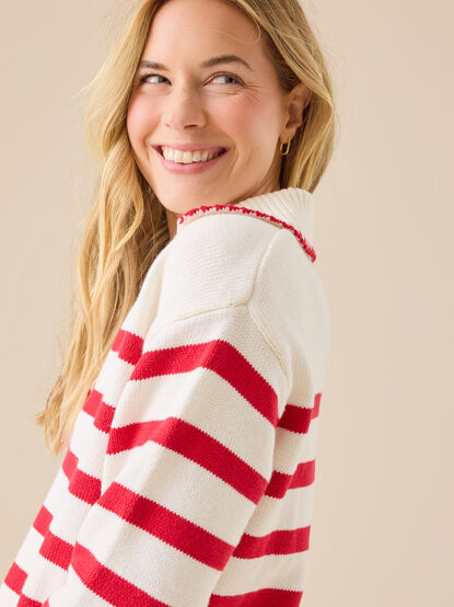 Ambre Striped Sweater - TULLABEE