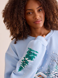 Frosted Big Sky Pullover Detail 3 - TULLABEE