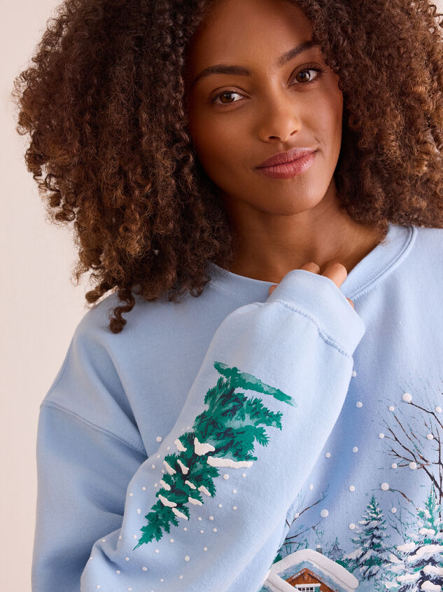 Frosted Big Sky Pullover Detail 3 - TULLABEE