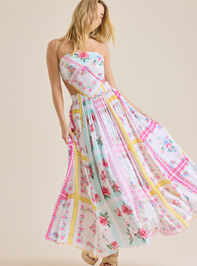 Gianna Floral Bandana Top Detail 6 - TULLABEE