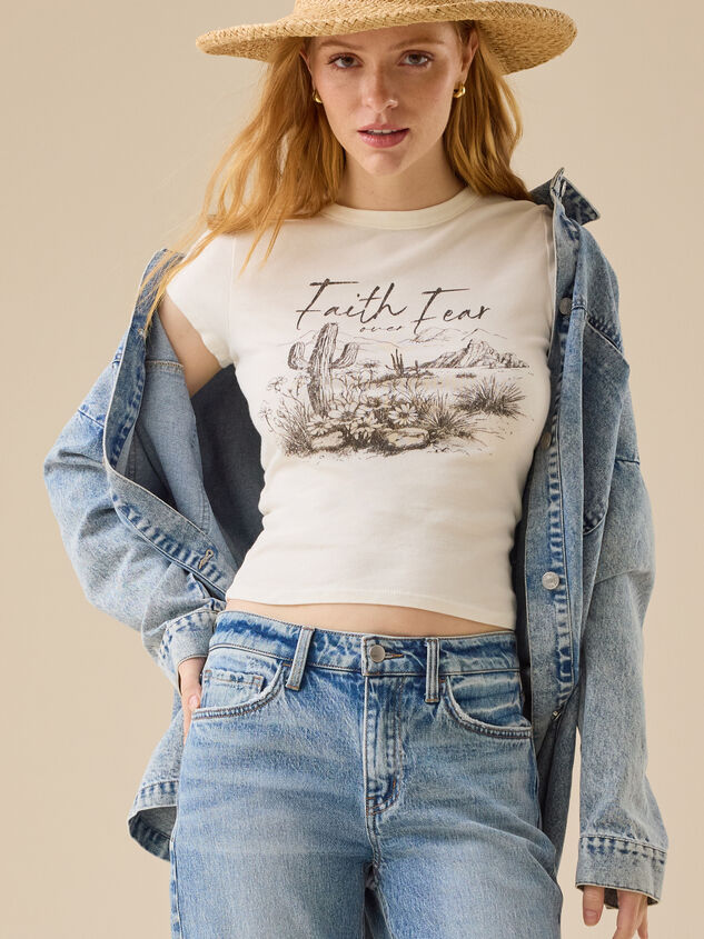 Faith Over Fear Baby Tee - TULLABEE