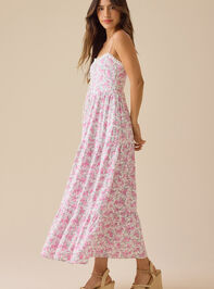 Emmi Lace Up Maxi Dress Detail 3 - TULLABEE