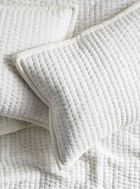 Sorrel Cotton Single Sham Detail 3 - TULLABEE