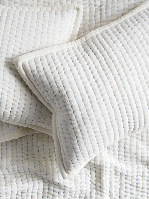 Sorrel Cotton Single Sham Detail 3 - TULLABEE