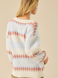 Adalyn Fairisle Cardigan Detail 4 - TULLABEE