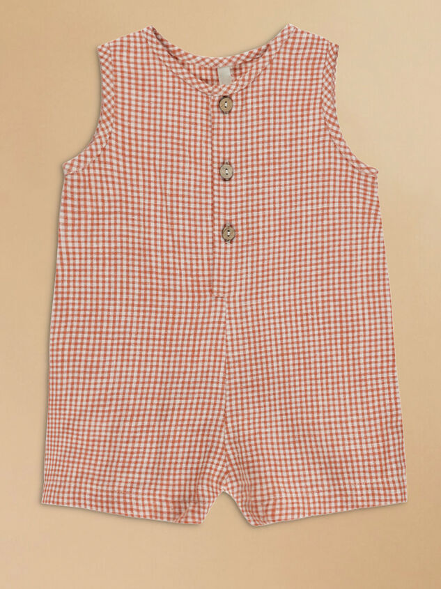Maverick Gingham Romper by Rylee + Cru - TULLABEE