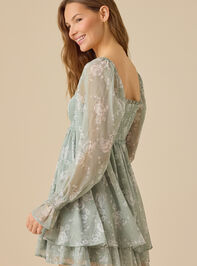 Kamina Floral Mini Dress Detail 2 - TULLABEE