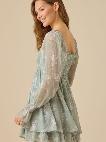 Kamina Floral Mini Dress - TULLABEE