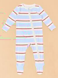 Garrett Striped Footie - TULLABEE