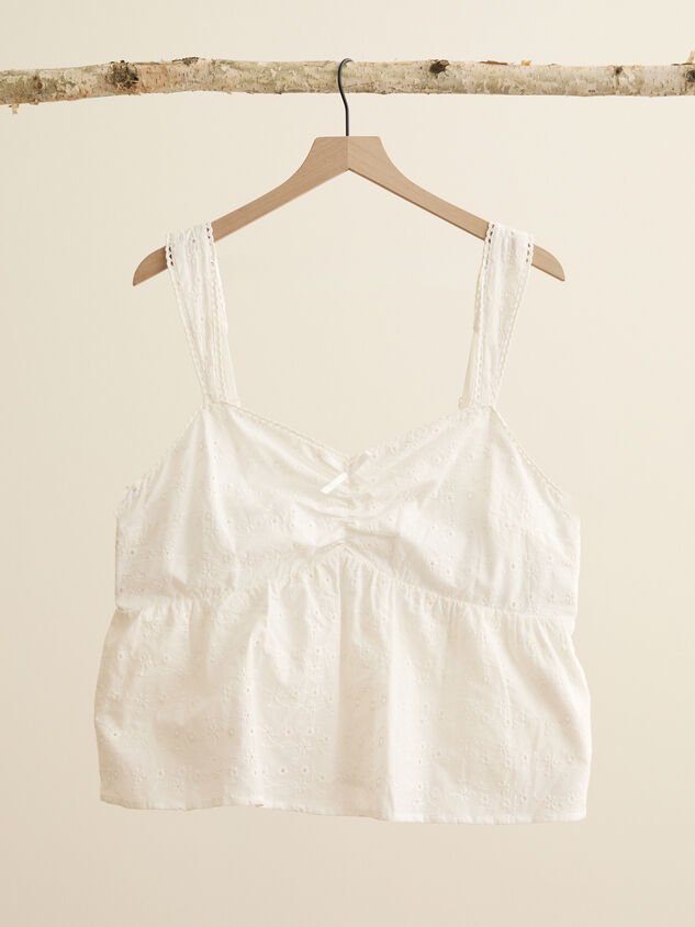 Carley Eyelet Tank - TULLABEE
