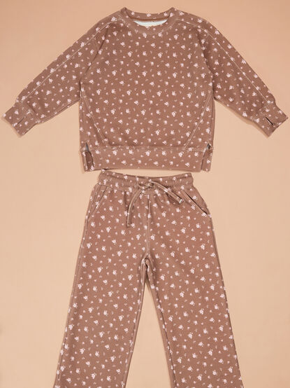 Alessia Floral Sweatpants - TULLABEE