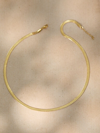 Dreamer Herringbone Necklace - TULLABEE