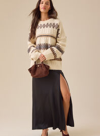 Cyndie Fair Isle Sweater Detail 2 - TULLABEE